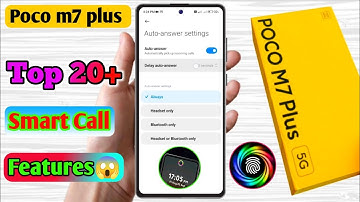 how to smart call in poco m7 plus | poco m7 plus smart call setting kaise kare