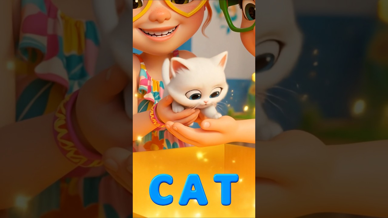 C for Cat 🐈 Kidslearning #educational #kidslearning #kids #cat