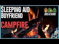 ASMR: Campfire Night Ambience Sleeping Boyfriend [Wind] [Crickets] [Sleep Aid]