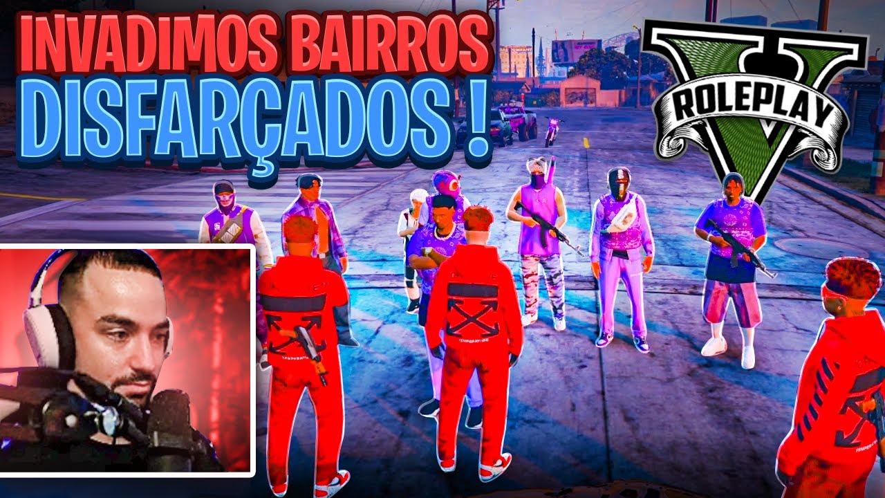 INVADIMOS OS BAIRROS DISFARÇADOS | GTA RP