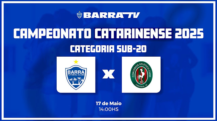 BARRA TV AO VIVO | BARRA FC X CONCÓRDIA | SUB-20