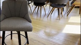 YaFiti Swivel Bar Stools Counter Height Bar Stools, Fabric Upholstered Counter Bar Stools Review