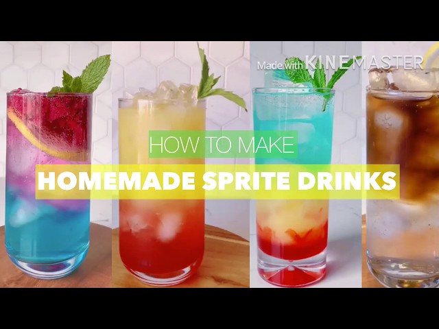 SPRITE HOMEMADE DRINKS | 10 EASY MADE class=
