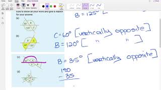 Solutions to Vertically opposite angles and Alternate angles