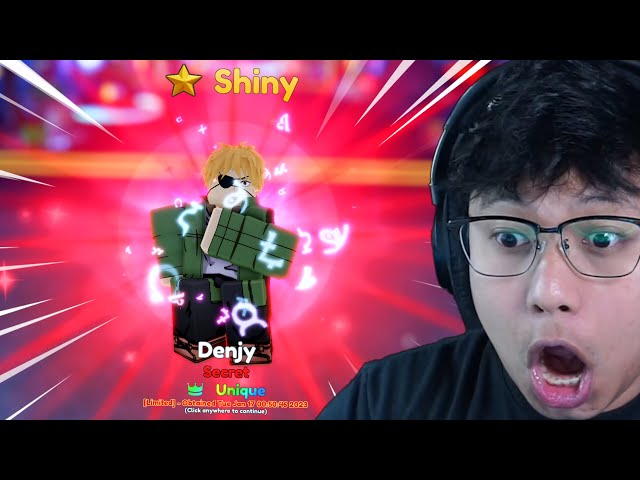 GETTING UNIQUE DENJI SHINY SECRET UNIT - Anime Adventures 