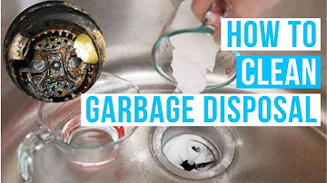 How to CLEAN GARBAGE DISPOSAL | Get rid of smell easy with baking soda and vinegar