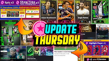 eFootball™ 2026 New Update! Free Epic 😍 New Treasure Link, Thursday Potw & Free Coins Campaign