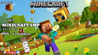 🔴 24/7 Minecraft PUBLIC SMP LIVE (S16DAY40) || JAVA+BEDROCK/PE || #minecraft #minecraftsmp #smp