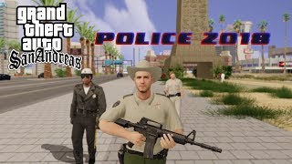 Gta San Andreas graphics mod V5 Police 2018