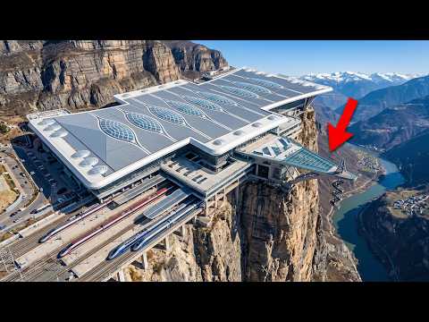 How China Built the World's Biggest Train Station on Top of a Mountain