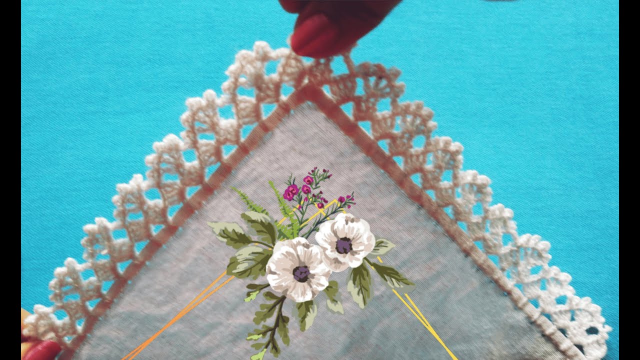 Pequeña orrilla para servilletas num 2 paso a paso.#crochet #arte #fypage #tejidos #parati #videos