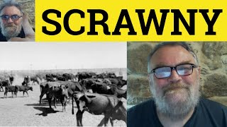 🔵 Scrawny Meaning - Scrawny Examples - Scrawny Definition - Adjectives Describing People - Scrawny
