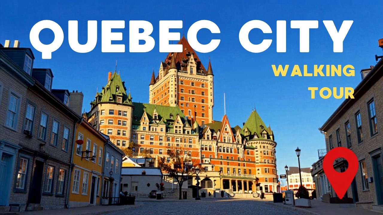 Old Quebec City Walking Tour in 4K 🇨🇦 | Explore Canada's Most Beautiful ...