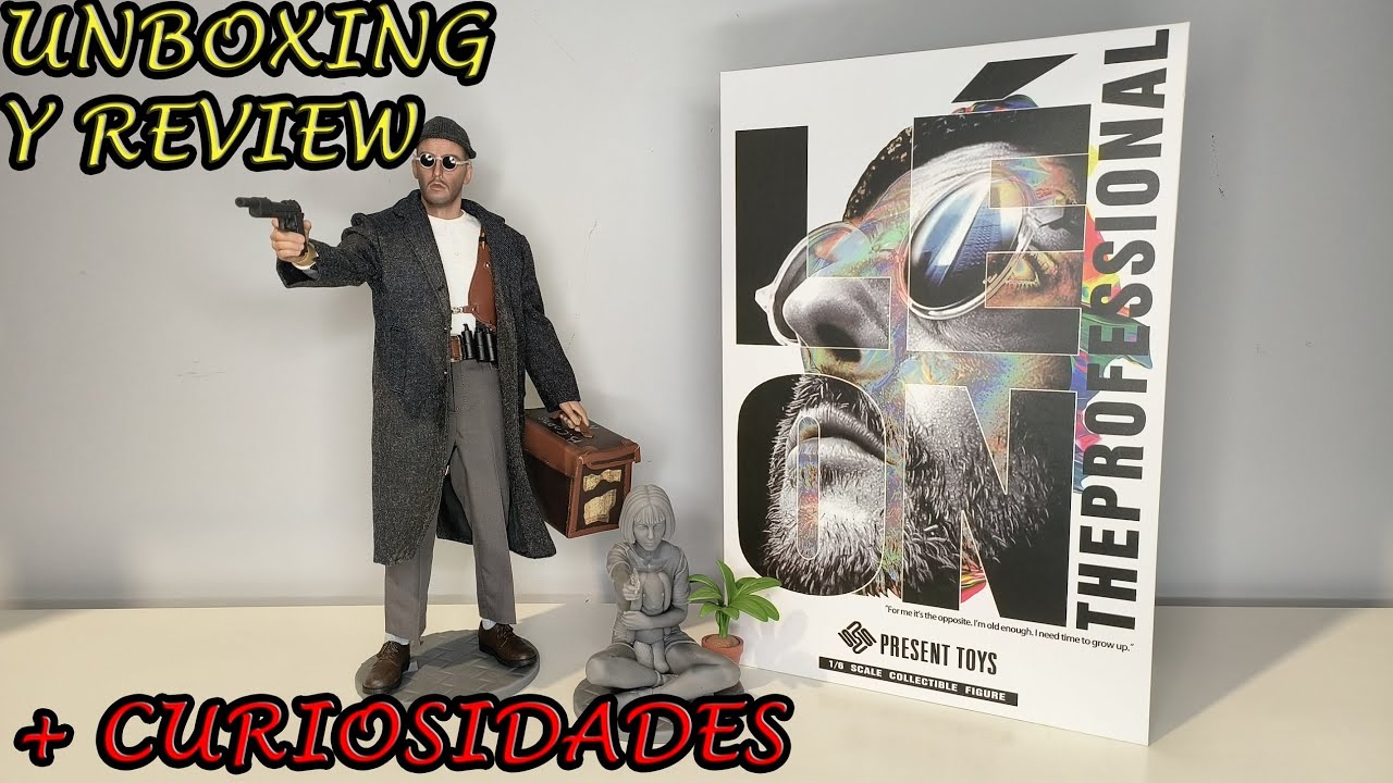 León El Profesional 1/6 PRESENT TOYS review unboxing en Español +