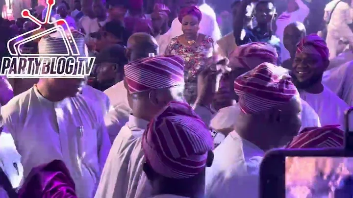 MC OLUOMO ARRIVAL AT OMOLARA AND RASHEED WEDDING CEREMONY 