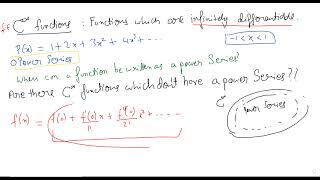 Difference between smooth and analytic functions: A construction