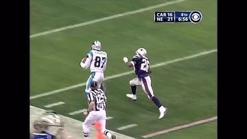 Muhsin Muhammad 85 Yard Touchdown Catch Panthers/Patriots Super Bowl 38