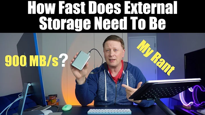 How Fast Does External Storage Need To Be For Average Users?
