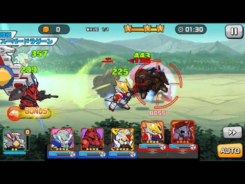 【ゲーム】ガンダムウォーズ♬ 白いモビルスーツ-ウッソの戦い