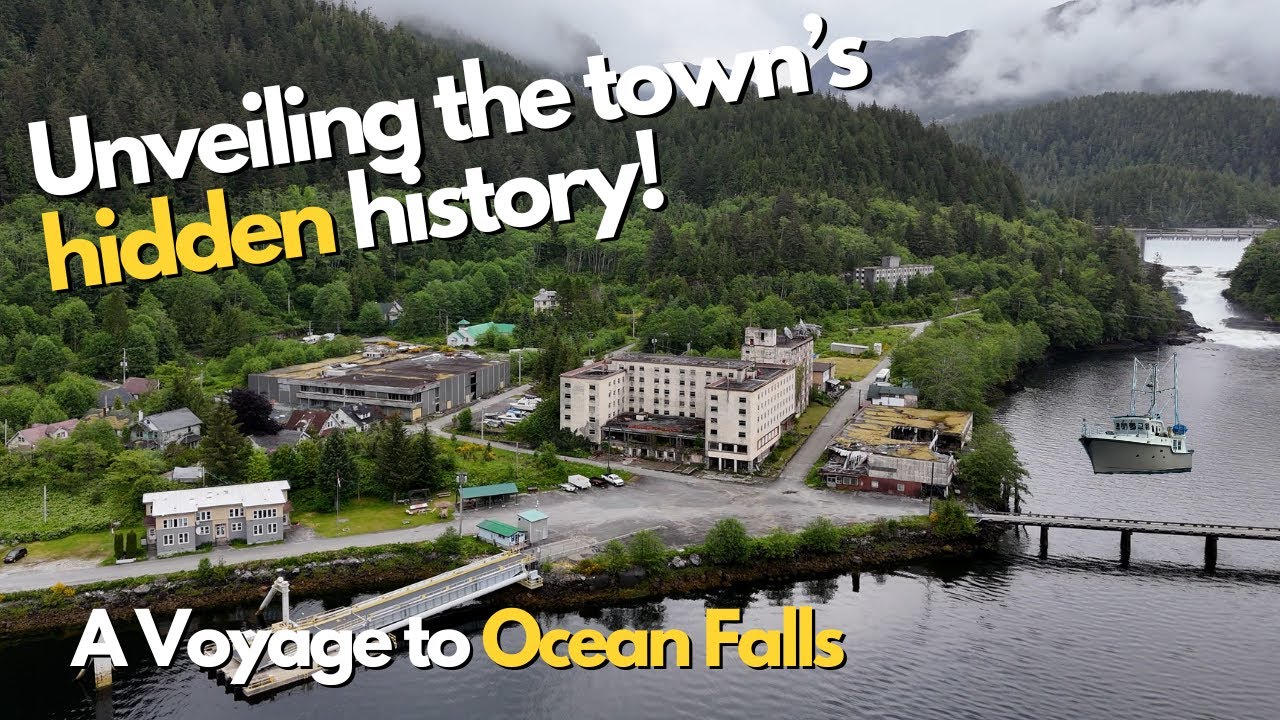 Тайна и упадок: путешествие в заброшенный Оушен-Фолс, Британская Колумбия, Канада