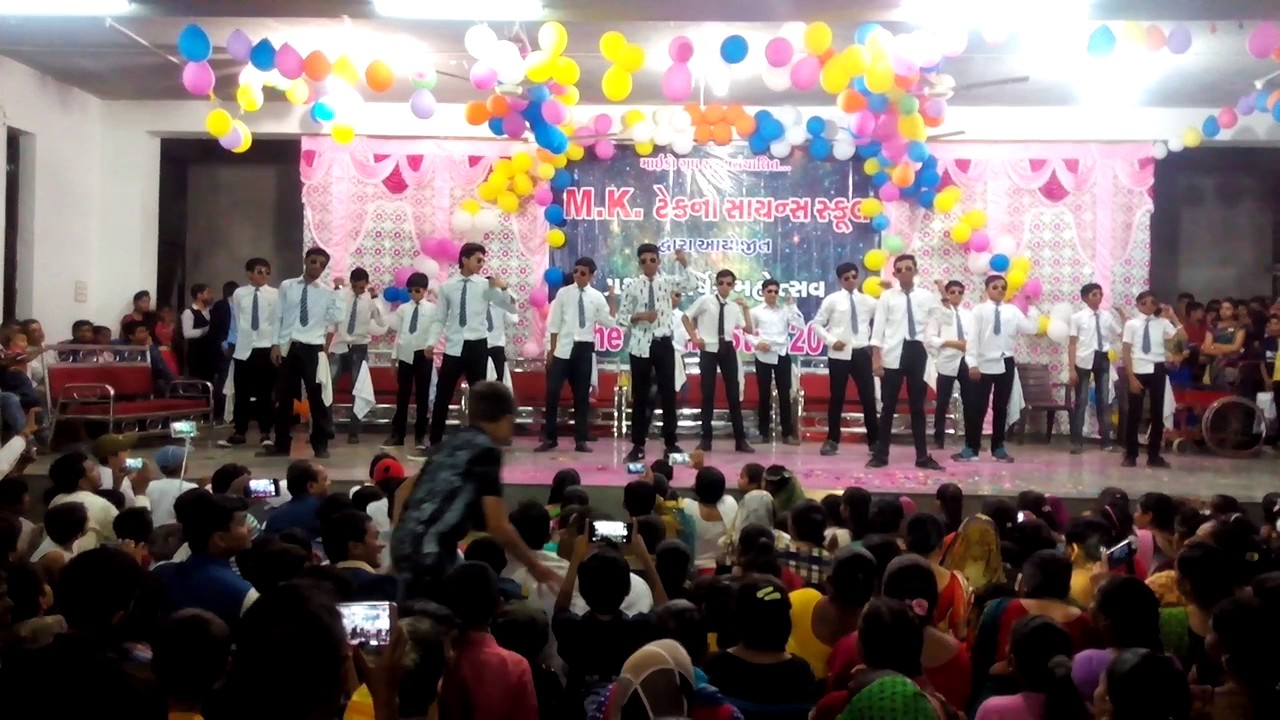 Mk techno science school talaja(funny dance)