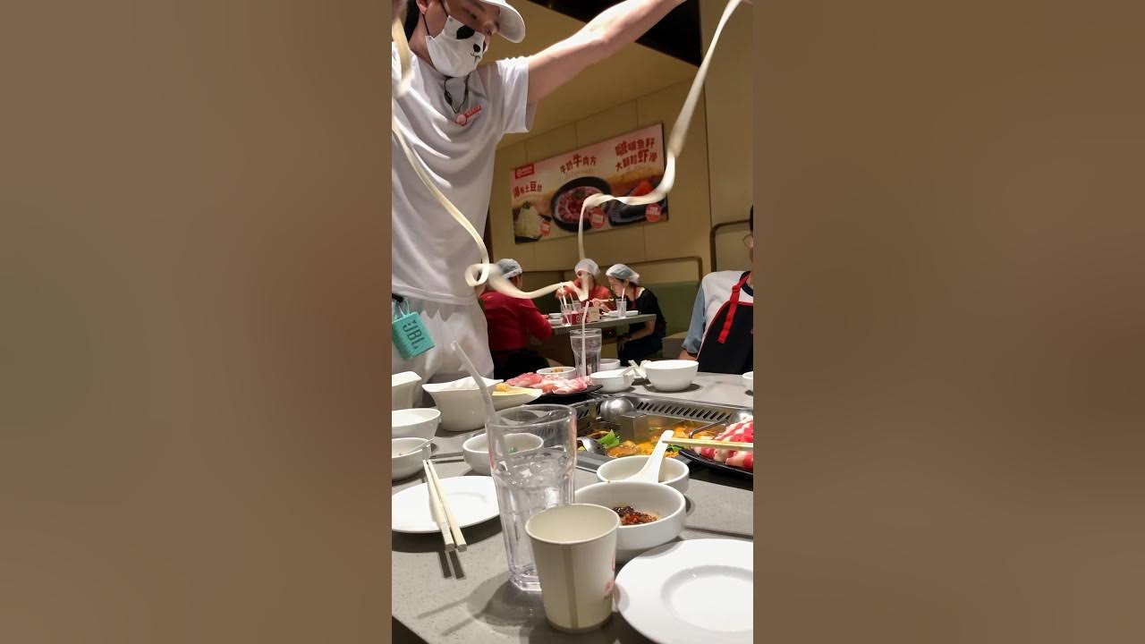 Amazing Noodle Dance Haidilao Thailand Hot Pot Trending YouTube