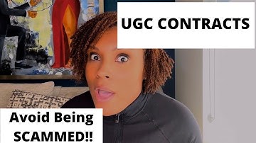 THE LEGAL SIDE OF UGC || UGC Contract Templates || 12 Important Parts of A UGC Contract