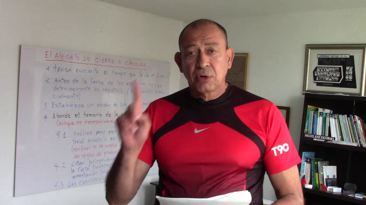 Alegato de cierre o de conclusión caso Isidoro.