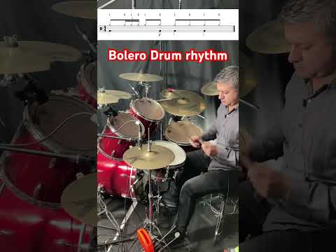 Cover Bolero Drum rhythm with conga player #drums