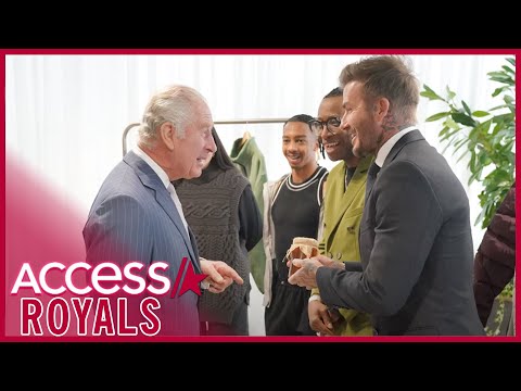 David Beckham Hands King Charles His Homemade Honey