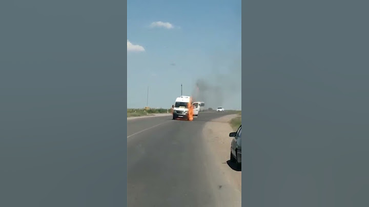 Спринтер сгорел со Спринтерской скоростью близ Шымкентта 😨 #шымкент #спринтер #автобус #казахстан