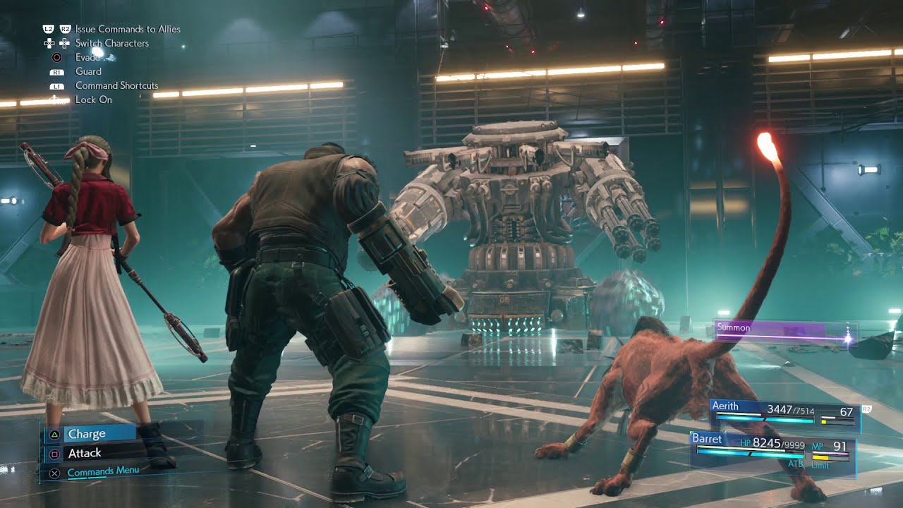 FINAL FANTASY VII REMAKE Arsenal Boss Fight on Hard - YouTube