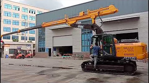 JingGong Excavators grapple with Telescopic arms