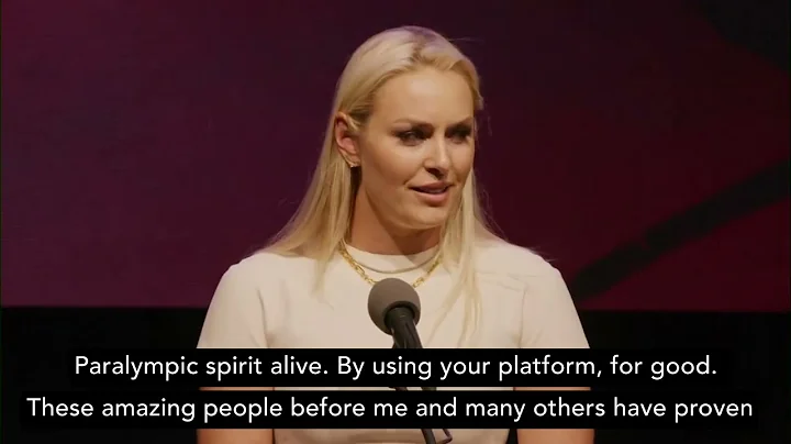 Moment: Hall of Famer Vonn urges athletes to use p...