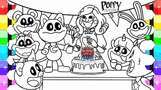 How to draw POPPY PLAYTIME/ HAPPY BIRTHDAY MS DELIGHT  new coloring book | NCS