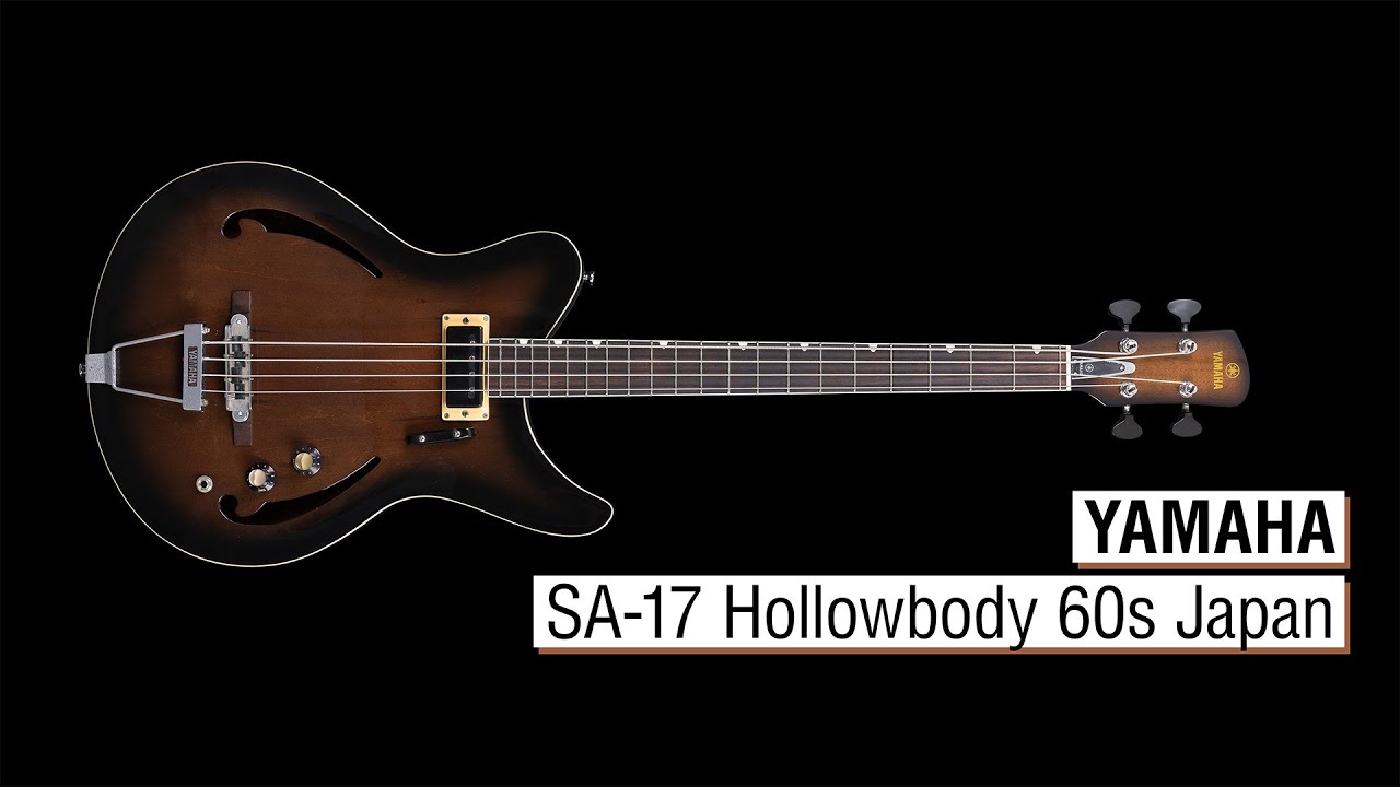 Yamaha SA-17 Hollowbody 60s Japan Brown Burst - YouTube