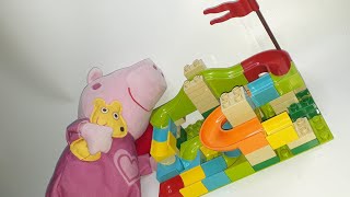 Build Marble Run With Peppa Pig