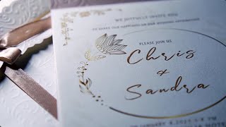SANDRA + CHRIS WEDDING VIDEO INTRO