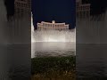 Frank Sinatra Bellagio Fountains  at Night Las Vegas #travel #lasvegas #bellagiofountains