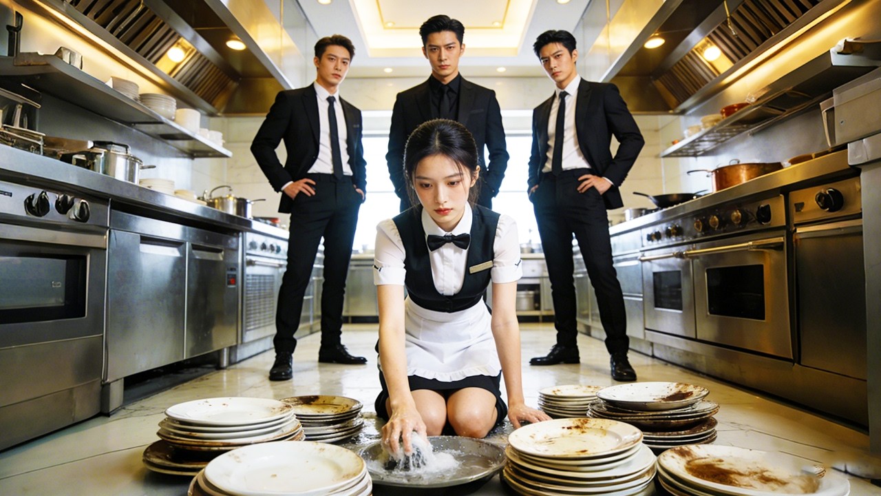 服務生女孩洗碗被羞辱，怎料她是隱退的廚神大佬，一碗炒飯價值百億扮豬吃老虎！