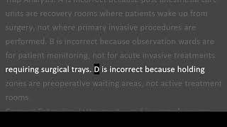 Chapter 20 The Role of Sterile Processing in Ancillary Department Support | Practice Exercise