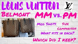 Louis Vuitton Neverfull PM VS MM Review/what fits/Mod Shots 