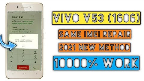 VIVO V53 IMEI REPAIR 100% DONE || SAME IMEI || 2021 METHOD