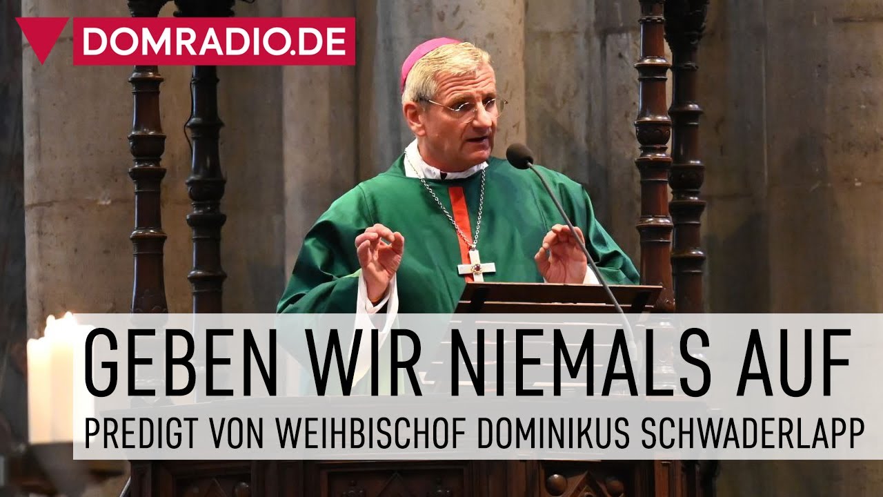 Geben wir niemals auf - Predigt von Weihbischof Dominikus Schwaderlapp im Kölner Dom