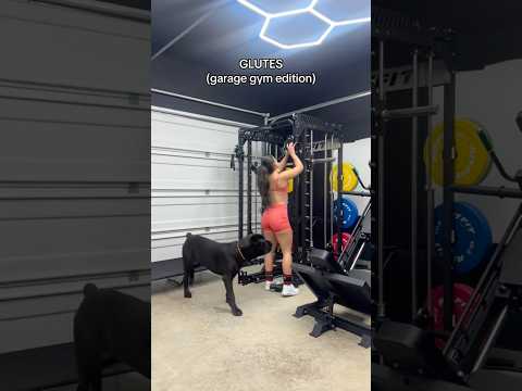 The garage gym is almost done thanks to @ritfit.sports 😍 code: DIANA10 fo 10% off ✨ #garagegym