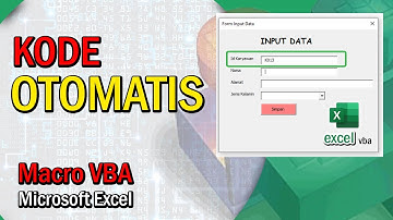Membuat Kode Otomatis pada Macro VBA Microsoft Excel