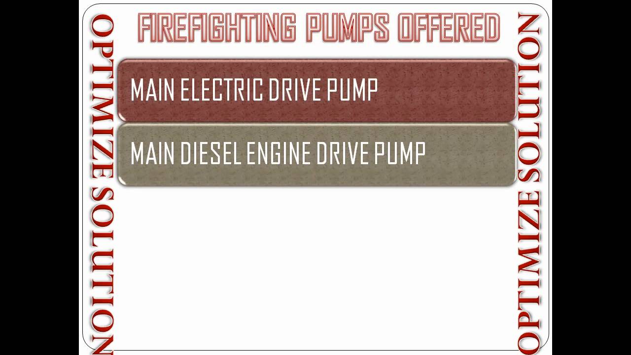 Pumps for Fire Fighting Application