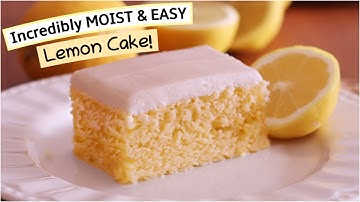 Melt In Your Mouth Lemon Cake Recipe! 🍋