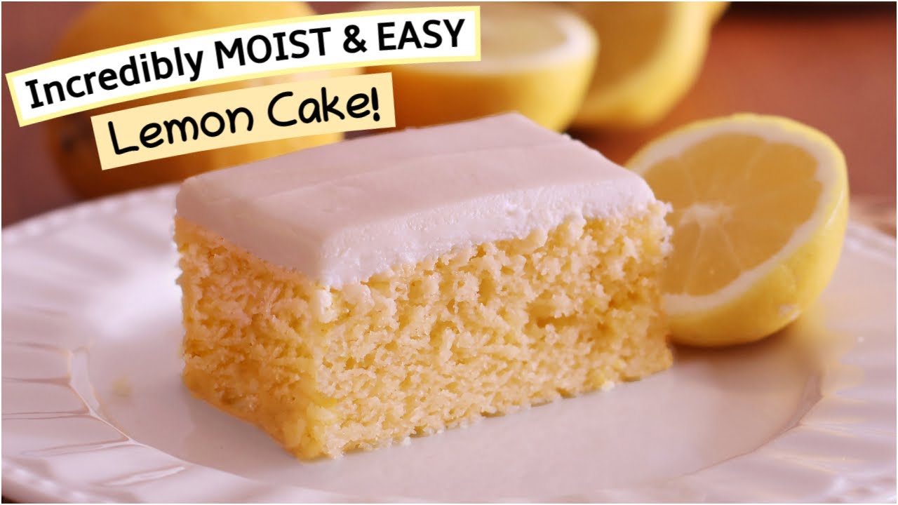 You'll make this cake everyday! INCREDIBLY Fluffy Lemon Cake!