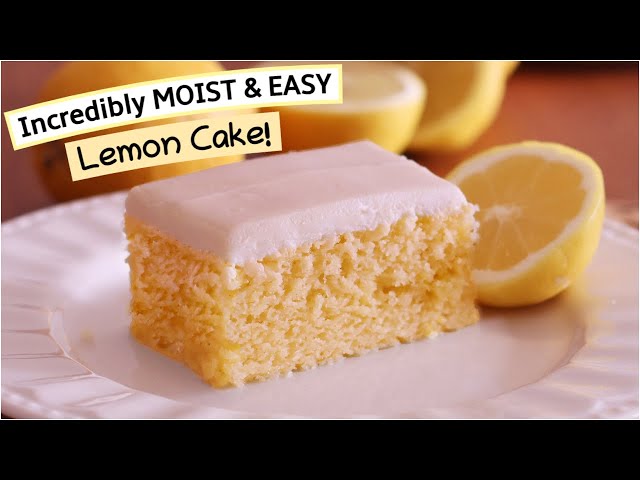 Hướng dẫn trang trí decorate lemon cake bánh chanh dễ làm